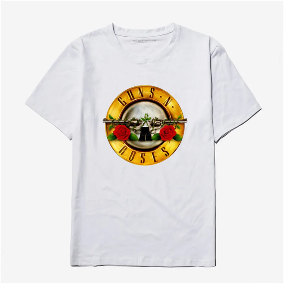 Guns N Roses Tshirt Men Short Sleeve Music Hip Hop Rock Casual High Quality Streetwear Mens T Shirts Fashion 2018
Guns N Roses Tshirt Men Short Sleeve Music Hip Hop Rock Casual High Quality Streetwear Mens T Shirts Fashion 2018