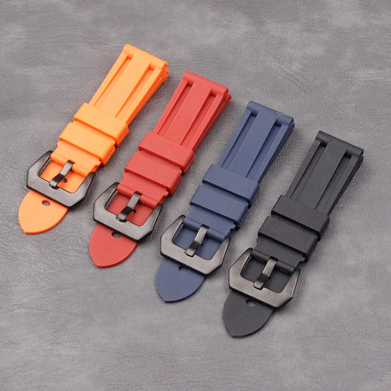 Men's rubber strap 24mm for Panerai PAM111 PAM508 441PAM368 ladies outdoor casual sports waterproof silicone strap buckle access
Men's rubber strap 24mm for Panerai PAM111 PAM508 441PAM368 ladies outdoor casual sports waterproof silicone strap buckle access
