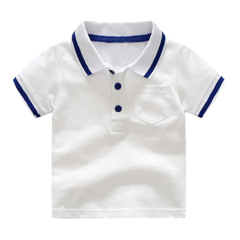 Фото Новинка 2019 детская одежда для мальчиков летняя школьная форма Детская рубашка