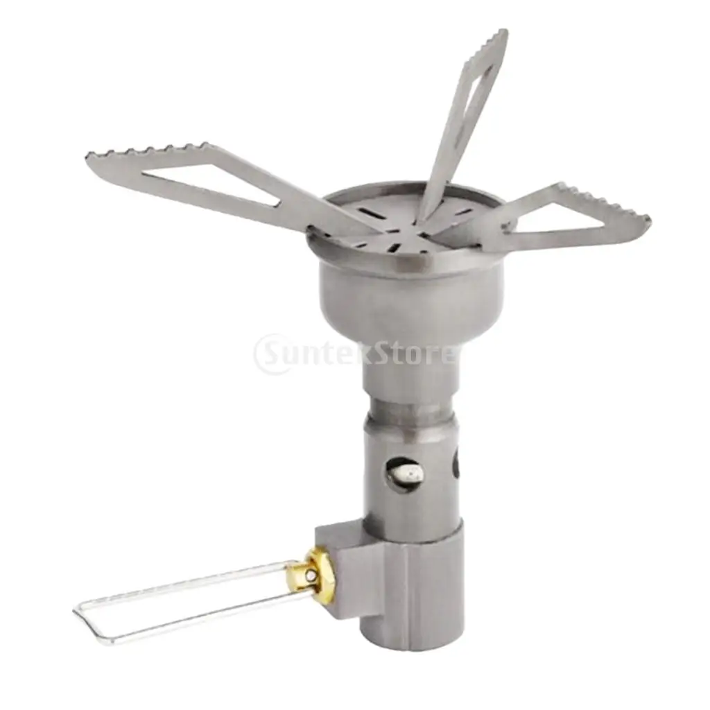 Portable Ultralight Titanium Alloy Outdoor Camping Hiking Backpacking Picnic BBQ Gas Burner Stove Head Accessories
Portable Ultralight Titanium Alloy Outdoor Camping Hiking Backpacking Picnic BBQ Gas Burner Stove Head Accessories
