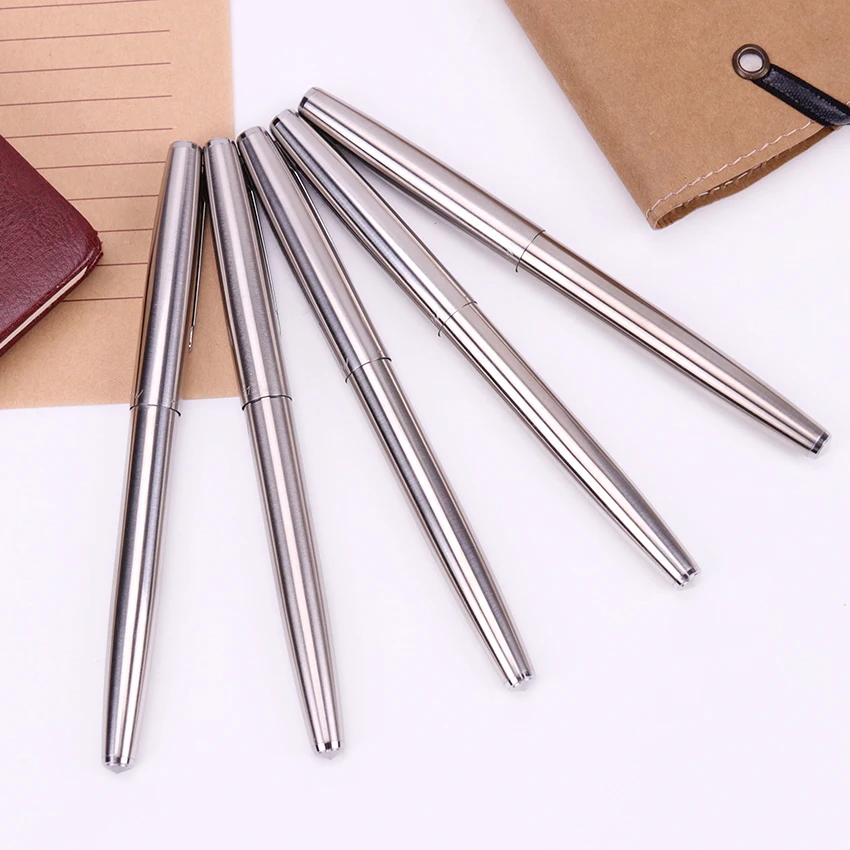 1PC High Quality Fountain Pen Full Metal Clip Luxury Business Pens Caneta Stationery Office School Supplies
1PC High Quality Fountain Pen Full Metal Clip Luxury Business Pens Caneta Stationery Office School Supplies