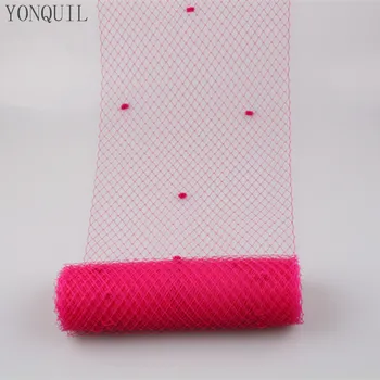 25CM Hot Pink or multiple color dot Birdcage veil bridal netting hair accessory Millinery Veilling DIY Fascinator base Headpiece
25CM Hot Pink or multiple color dot Birdcage veil bridal netting hair accessory Millinery Veilling DIY Fascinator base Headpiece