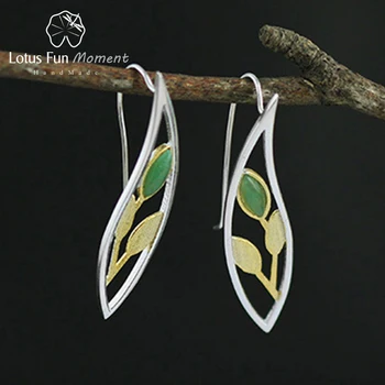 Lotus Fun Moment Real 925 Sterling Silver Natural Creative Handmade Fashion Jewelry Spring in the Air Leaves Drop Earrings Women
Lotus Fun Moment Real 925 Sterling Silver Natural Creative Handmade Fashion Jewelry Spring in the Air Leaves Drop Earrings Women