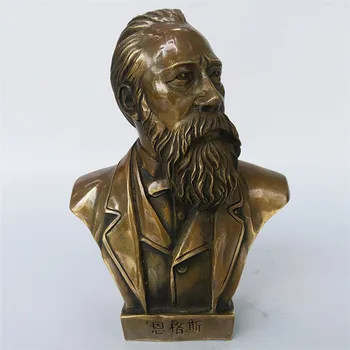 free shipping Chinese Brass Bronze great Leader politician Engels Head Art bust Statue
free shipping Chinese Brass Bronze great Leader politician Engels Head Art bust Statue