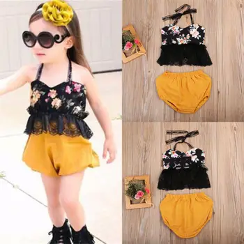Fashion Casual Infant Baby Girl Summer Backless Lace Tops Short Pants Set Outfits New Fashion Baby Clothing
Fashion Casual Infant Baby Girl Summer Backless Lace Tops Short Pants Set Outfits New Fashion Baby Clothing