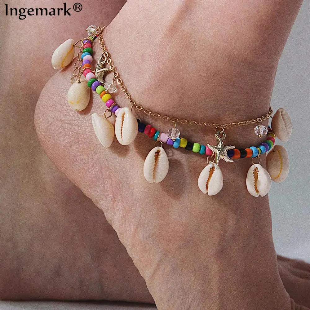 Ingemark Ethnic Starfish Pendant Anklets 2019 For Women Rice Beads Tassel Shell Anklets Bohemian Bracelet On Leg Ocean Jewelry
Ingemark Ethnic Starfish Pendant Anklets 2019 For Women Rice Beads Tassel Shell Anklets Bohemian Bracelet On Leg Ocean Jewelry