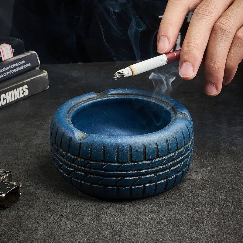 Retro Tire Modeling Ashtray Personality Home Decoration Accessories Living Room Cafe Restaurant Bar Creative Cement Ashtray
Retro Tire Modeling Ashtray Personality Home Decoration Accessories Living Room Cafe Restaurant Bar Creative Cement Ashtray
