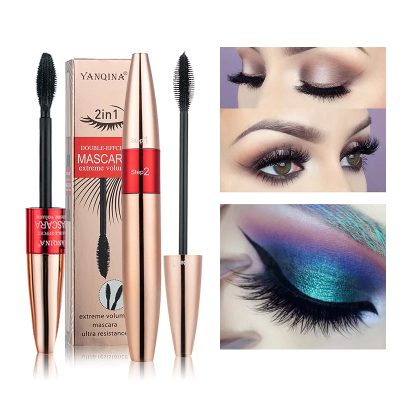 2 In 1 Waterproof Mascara for Eyelash Extension Makeup Long-lasting Black Curling Thick Lengthening Eye Lashes Cosmetics 1 Pcs
2 In 1 Waterproof Mascara for Eyelash Extension Makeup Long-lasting Black Curling Thick Lengthening Eye Lashes Cosmetics 1 Pcs