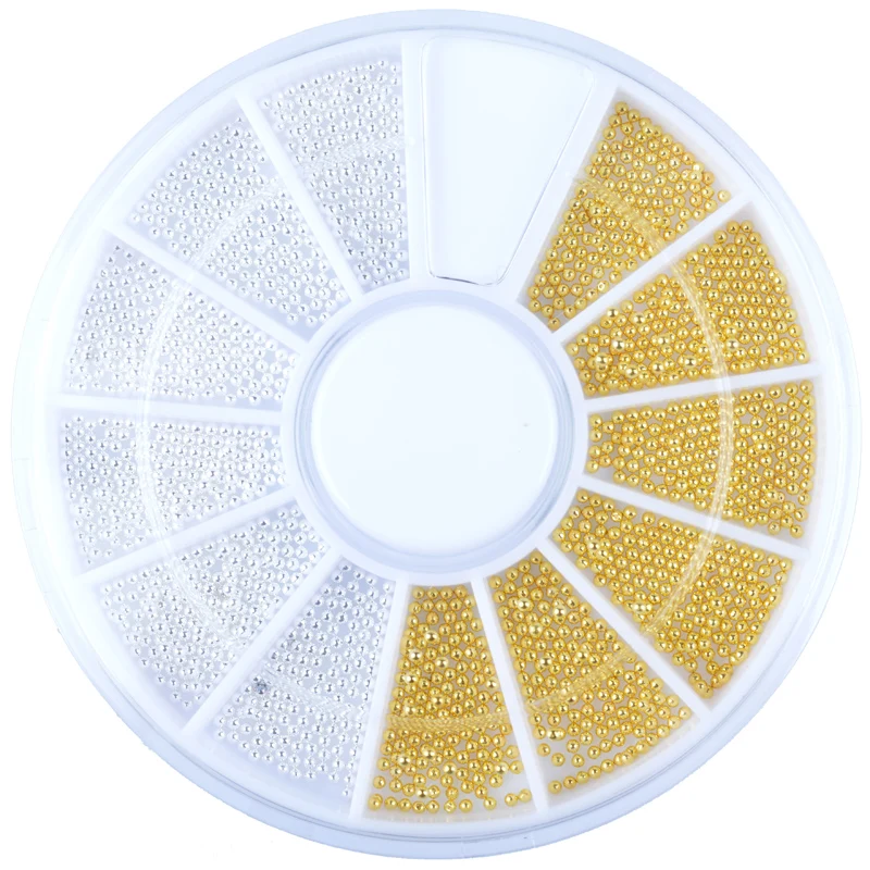 2017 Fashion 2colors 0.8-1MM 1Box Gold Silver Tiny Circle Steel Ball Nail Art Caviar Beads 3D Nail Art Rhinestones Decorations
2017 Fashion 2colors 0.8-1MM 1Box Gold Silver Tiny Circle Steel Ball Nail Art Caviar Beads 3D Nail Art Rhinestones Decorations