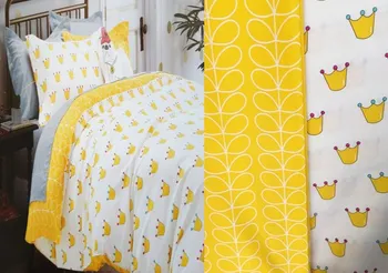 ZY DIY Fashion 235cm Width 100x235cm Warm Yellow Leaf & Crown Printed Cotton Fabric Bedding Quilting Clothing DIY fabric
ZY DIY Fashion 235cm Width 100x235cm Warm Yellow Leaf & Crown Printed Cotton Fabric Bedding Quilting Clothing DIY fabric