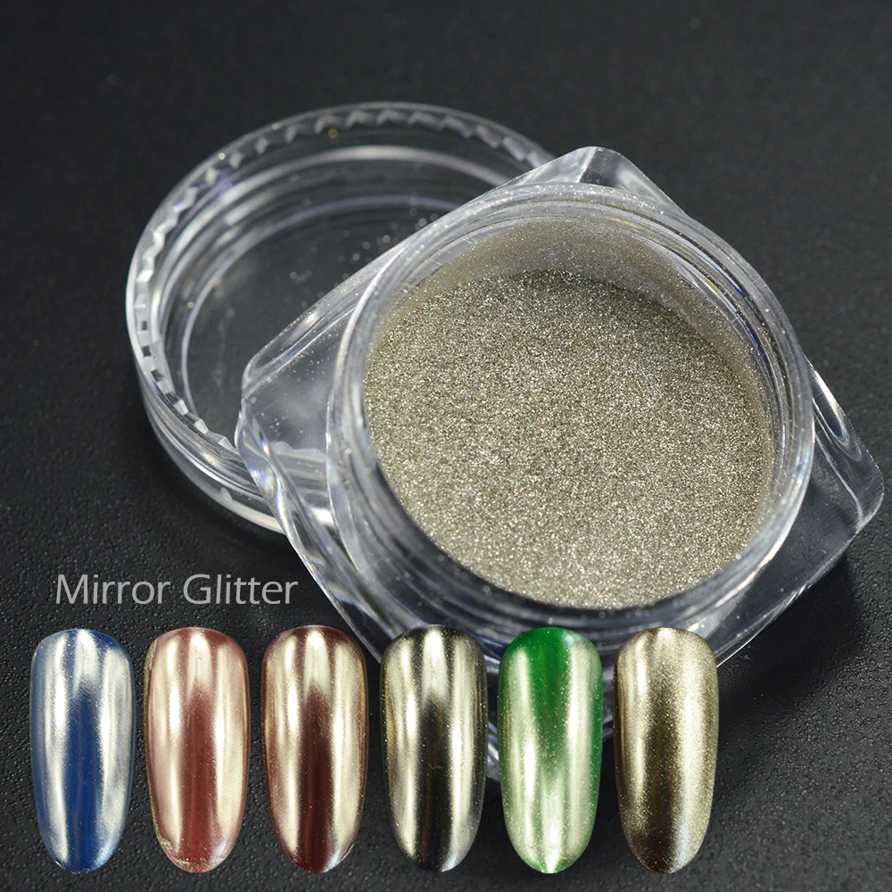 1 Box Mirror Effect Nail Glitter Pigment Powder Dust Manicure Used For Color Polish Base Shinny DIY Nail Art Decoration SA820
1 Box Mirror Effect Nail Glitter Pigment Powder Dust Manicure Used For Color Polish Base Shinny DIY Nail Art Decoration SA820
