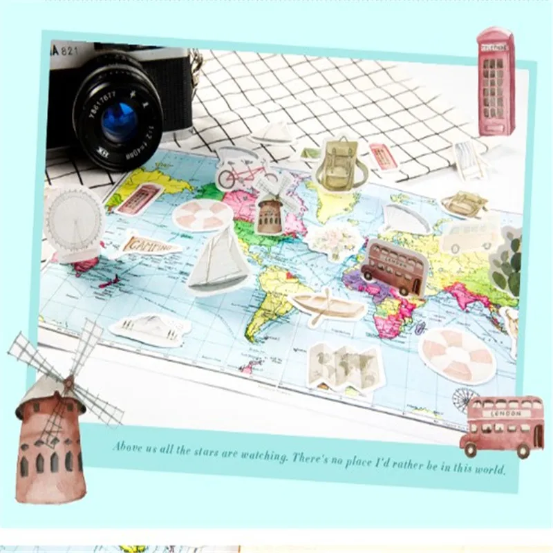 Go On a Journey Decorative Stickers DIY Decoration Diary Scrapbooking Stationery School Supplies For Children Gift
Go On a Journey Decorative Stickers DIY Decoration Diary Scrapbooking Stationery School Supplies For Children Gift