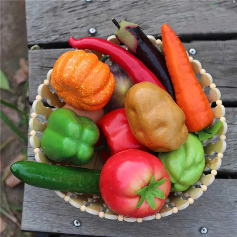 12pcs/set PU Fake Vegetable Artificial Kitchen Decoration Foam Food Model Toy Photography Props 12 Different Types
12pcs/set PU Fake Vegetable Artificial Kitchen Decoration Foam Food Model Toy Photography Props 12 Different Types