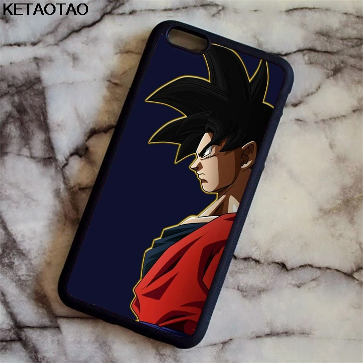 KETAOTAO DRAGON BALL Z DBZ Super Goku чехлы для телефонов iPhone 4S 5C 5S 6 6S 7 8 Plus X Samsung чехол Мягкий ТПУ