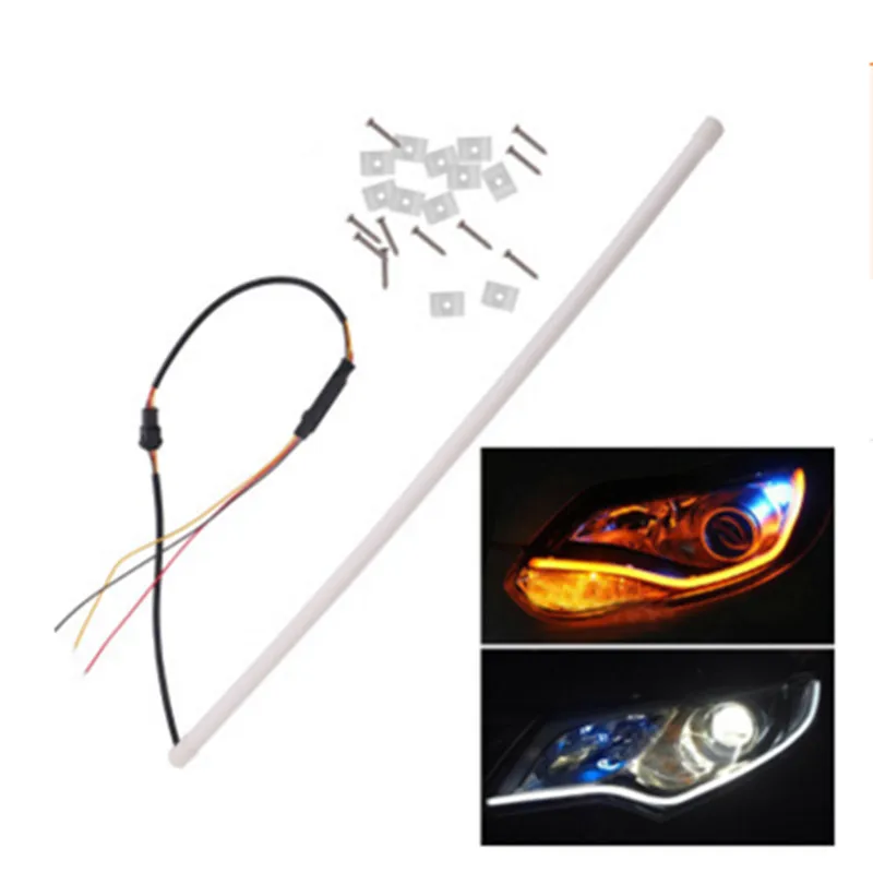 For Peugeot opel Car Auto Amber White Sequential Flow Strip LED Flexible DRL Headlight Turn Signal Switchback Light Lamp
For Peugeot opel Car Auto Amber White Sequential Flow Strip LED Flexible DRL Headlight Turn Signal Switchback Light Lamp