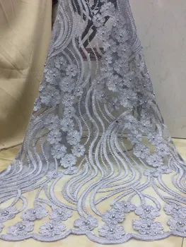 5Yards 2018 Latest French Nigerian Laces Fabrics High Quality Stones Beads Tulle African Laces Fabric Wedding French Tulle Lace
5Yards 2018 Latest French Nigerian Laces Fabrics High Quality Stones Beads Tulle African Laces Fabric Wedding French Tulle Lace