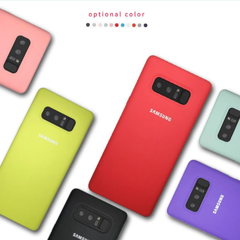 Original SAMSUNG Silicone Cover Antifouling and wear-resistant for Galaxy Note8 Anti-knock Protection Case 7 colour Avialable
Original SAMSUNG Silicone Cover Antifouling and wear-resistant for Galaxy Note8 Anti-knock Protection Case 7 colour Avialable