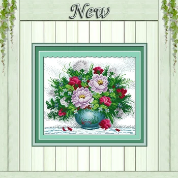 Amaranthine roses flower vaes Drawing Decor 11CT counted print on Canvas DMC 14CT Cross Stitch diy Embroidery kit Needlework Set
Amaranthine roses flower vaes Drawing Decor 11CT counted print on Canvas DMC 14CT Cross Stitch diy Embroidery kit Needlework Set