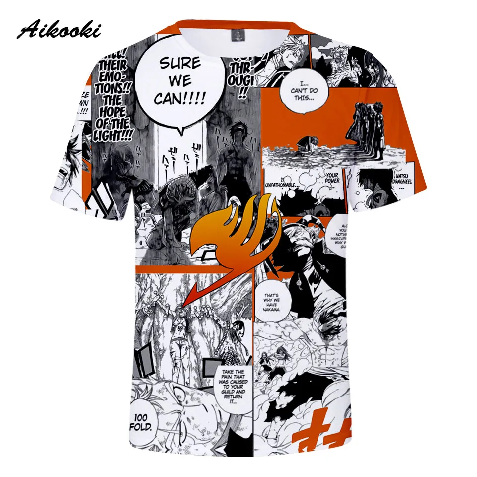 Aikooki Fashion Newest Tees Men Women Loose Fairy Tail T-Shirt Cartoon Anime Fairy Tail 3D Print Round Neck T Shirt Brand Clothe
Aikooki Fashion Newest Tees Men Women Loose Fairy Tail T-Shirt Cartoon Anime Fairy Tail 3D Print Round Neck T Shirt Brand Clothe