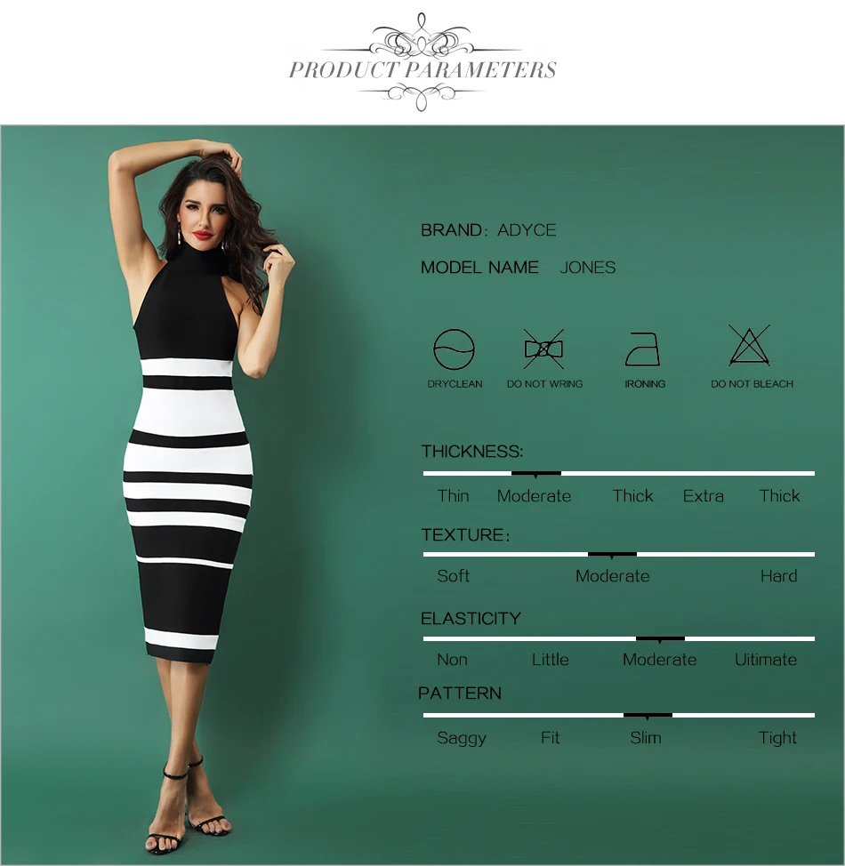 High Neck Sleeveless Bodycon Midi Dress 