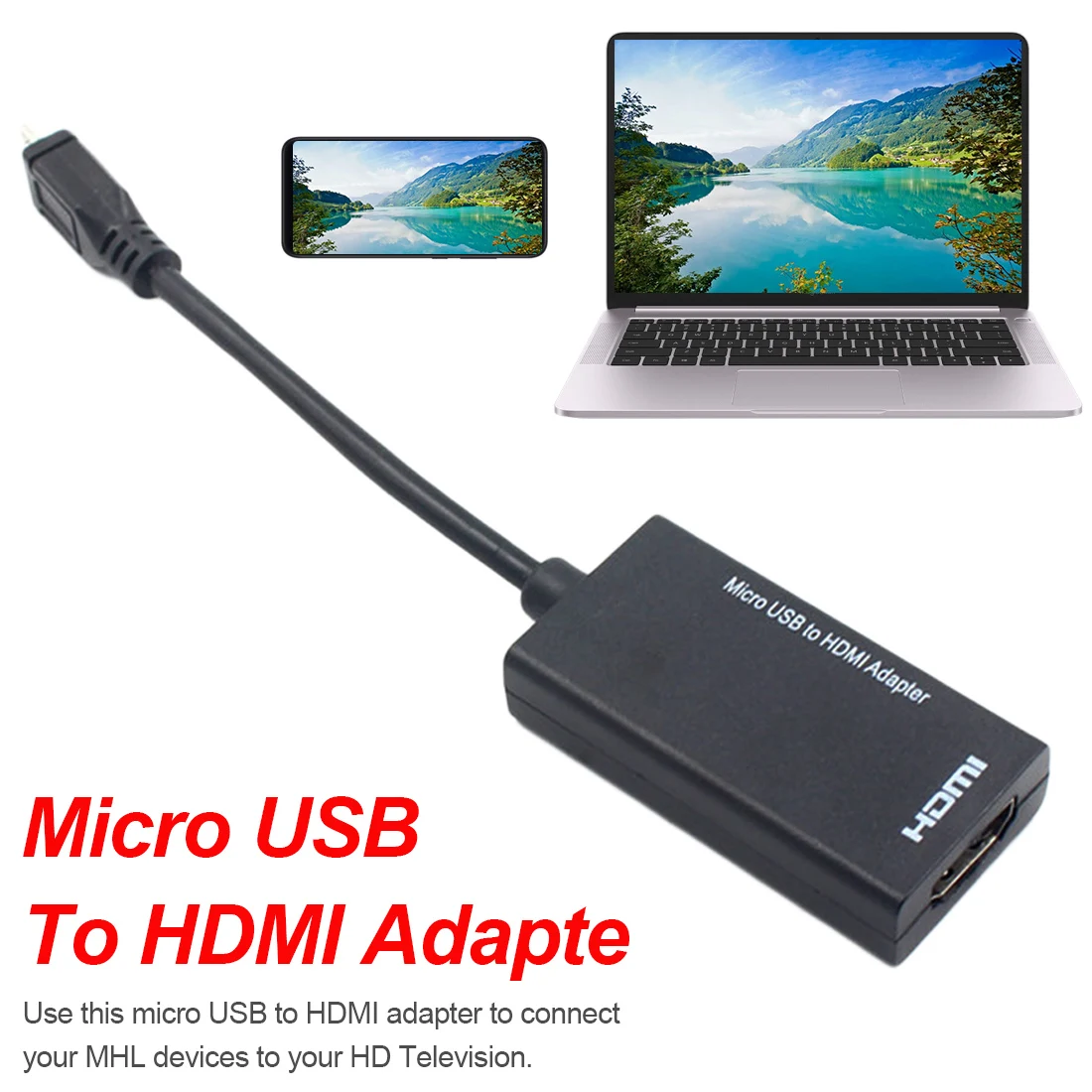 Переходник с Micro USB на HDMI 1080P HD аудио видео кабель для HDTV конвертер адаптеры Samsung