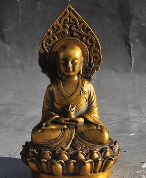 

SCY 1127+++7"tibet buddhism Joss Jizo Ksitigarbha bodhisattva Monk buddha god statue
