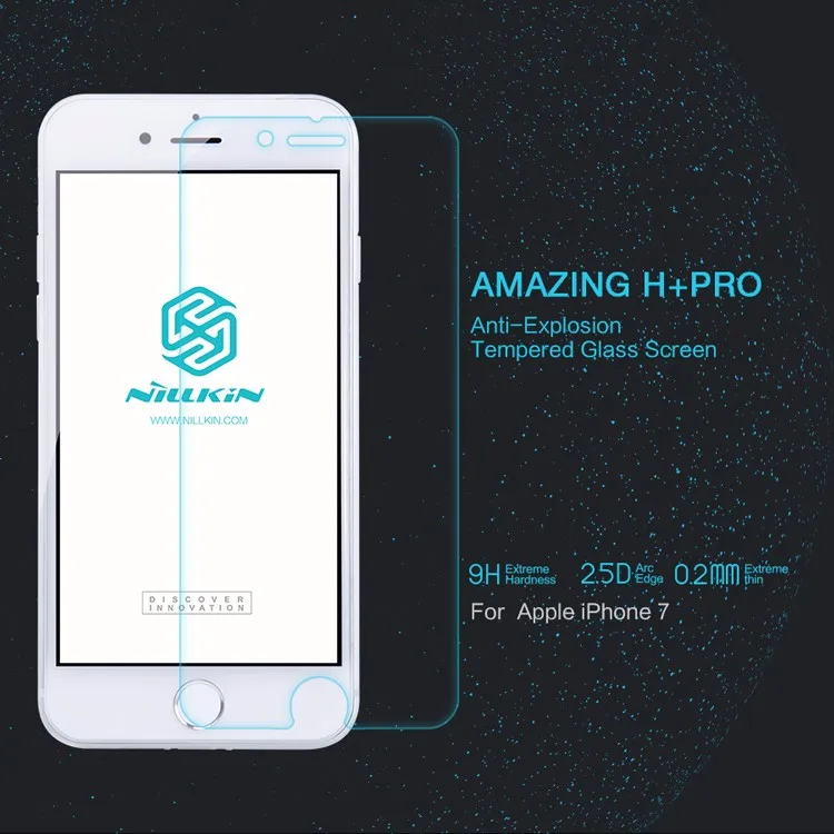 10pcs/lot Wholesale NILLKIN Amazing H+PRO Tempered Glass phone Screen Protector Film For Apple iphone 7/iphone 7 plus Glass Flim
10pcs/lot Wholesale NILLKIN Amazing H+PRO Tempered Glass phone Screen Protector Film For Apple iphone 7/iphone 7 plus Glass Flim
