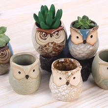 Container Planter Flower-Pot Ceramic Garden-Supplies Home-Decoration-Accessories Mini