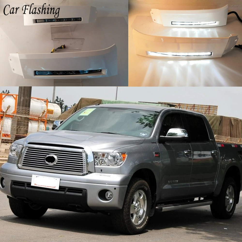 2PCS Car 12V LED Daytime Running Lights DRL fog lamp For Toyota Tundra 2007 2008 2009 2010 2011 2012 2013 and Sequoia 2008-ON
2PCS Car 12V LED Daytime Running Lights DRL fog lamp For Toyota Tundra 2007 2008 2009 2010 2011 2012 2013 and Sequoia 2008-ON