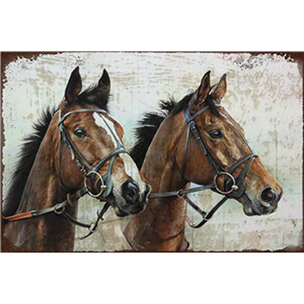 Horses Vintage Metal Wall Plaques Shabby Chic Tin Signs Metal Poster Art Bar Pub Iron Painting Posters Wall Decorative Plate
Horses Vintage Metal Wall Plaques Shabby Chic Tin Signs Metal Poster Art Bar Pub Iron Painting Posters Wall Decorative Plate