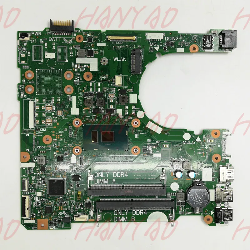 CN-0DKK57 0DKK57 DKK57 FOR DELL 3568 Laptop motherboard With SR2ZU i5 CPU DDR4 15341-1 91N85 MainBoard 100% Tested
CN-0DKK57 0DKK57 DKK57 FOR DELL 3568 Laptop motherboard With SR2ZU i5 CPU DDR4 15341-1 91N85 MainBoard 100% Tested