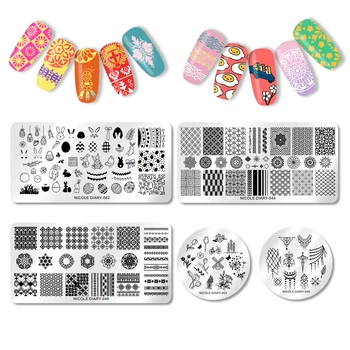 NICOLE DIARY Valentine's Day Nail Stamping Plate Flower Nail Art Stamp Image Template DIY Nail Plate Print Stencil
NICOLE DIARY Valentine's Day Nail Stamping Plate Flower Nail Art Stamp Image Template DIY Nail Plate Print Stencil