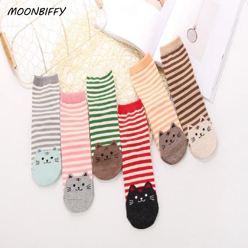 MOONBIFFY Newly Design Cute Cartoon Cat Socks Striped Pattern Women Cotton Sock Winter Aug10 Drop Shipping Womail
MOONBIFFY Newly Design Cute Cartoon Cat Socks Striped Pattern Women Cotton Sock Winter Aug10 Drop Shipping Womail