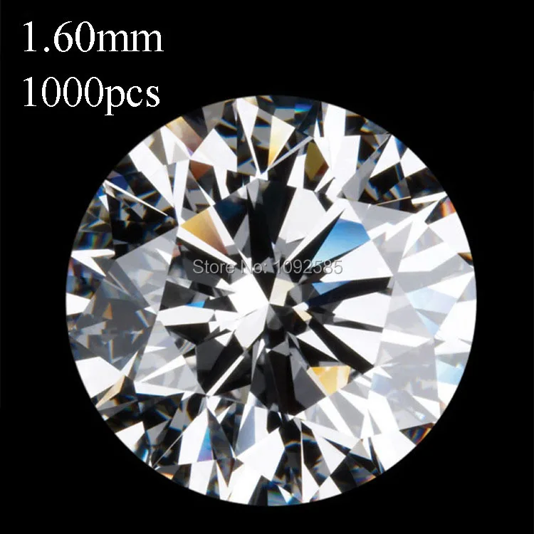 Wholesale 1000 pcs/lot 1.6 mm Cubic Zirconia white round perfect cut CZ stone high quality temperature resistance
Wholesale 1000 pcs/lot 1.6 mm Cubic Zirconia white round perfect cut CZ stone high quality temperature resistance