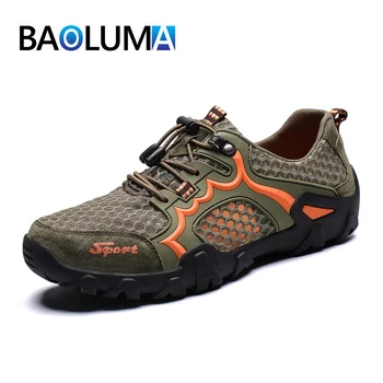 Men's summer wading shoes Breathable Mesh Men's Shoes Outdoor Flat Shoes Men Comfortable Handmade Casual Shoes Big Size 38-48
Men's summer wading shoes Breathable Mesh Men's Shoes Outdoor Flat Shoes Men Comfortable Handmade Casual Shoes Big Size 38-48