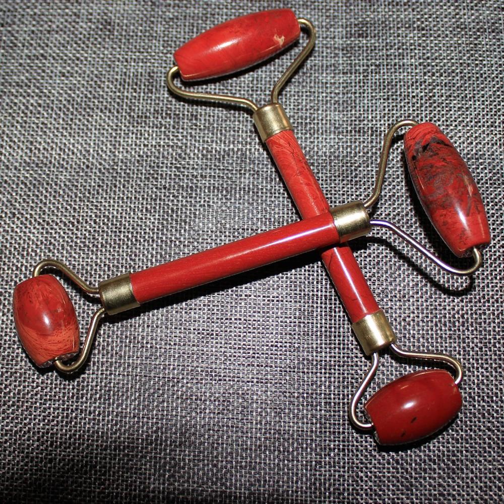 1 piece natural red jasper stone Facial Massage Roller Practical Face Anti Wrinkle Body Head Portable Beauty Health Care Tool
1 piece natural red jasper stone Facial Massage Roller Practical Face Anti Wrinkle Body Head Portable Beauty Health Care Tool