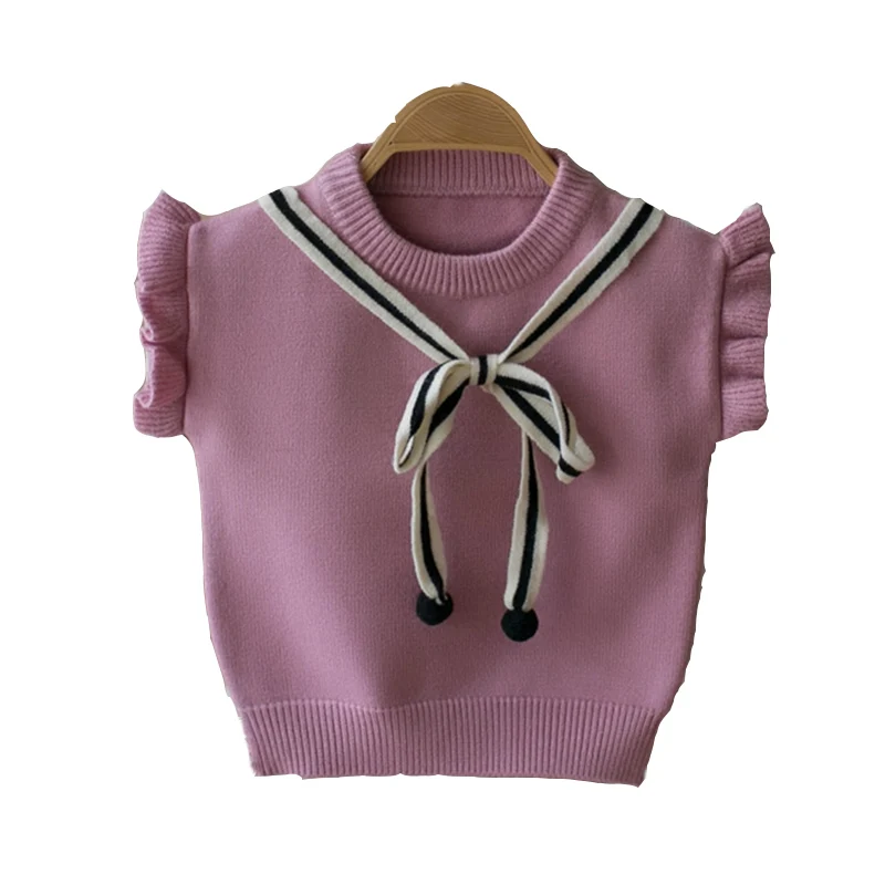 Autumn Kids Clothes Ruffle Girls Knitted Vest Bow Tie Patchwork Baby Girl Sweaters School Children Waistcoat For Kids Girls Coat
Autumn Kids Clothes Ruffle Girls Knitted Vest Bow Tie Patchwork Baby Girl Sweaters School Children Waistcoat For Kids Girls Coat