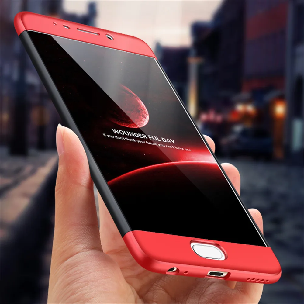 Гибридный чехол GKK 3 в 1 для Meizu Meilan M3 M5 M6 Note противоударный жесткий M6S S6 360 градусов