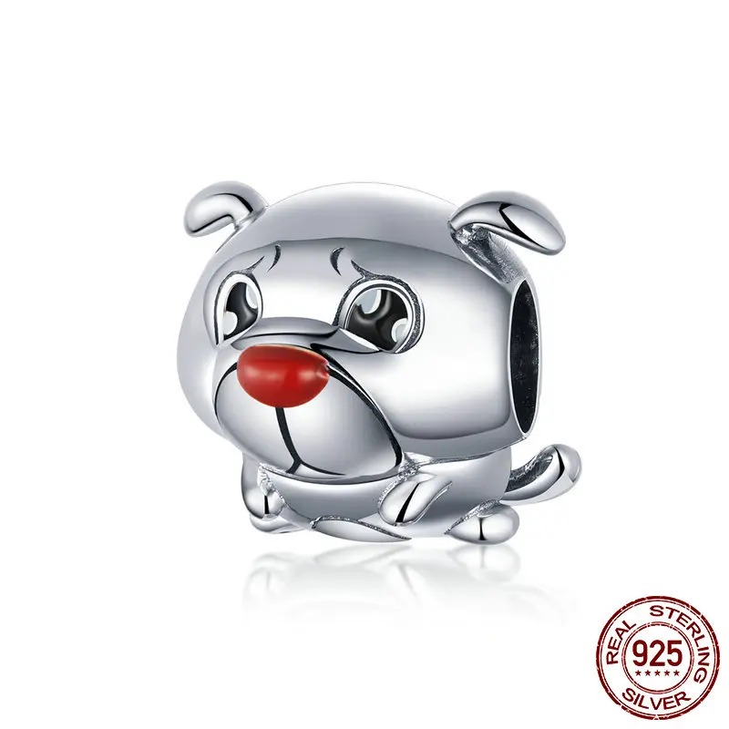 NEW 925 Sterling Silver Bulldog Charms Pendants fit Original Pandora Bracelet or Necklace Women DIY Fashion Jewelry
NEW 925 Sterling Silver Bulldog Charms Pendants fit Original Pandora Bracelet or Necklace Women DIY Fashion Jewelry