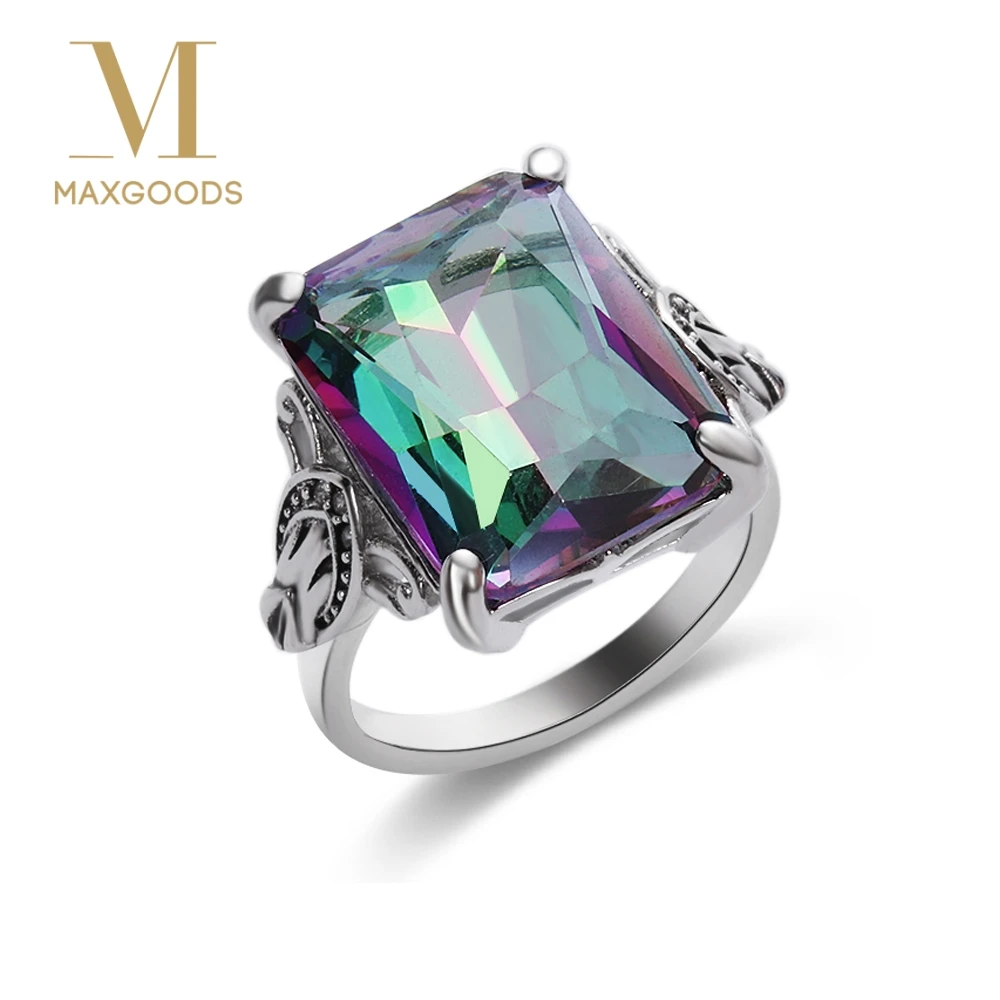 1 Pcs Fashion Rainbow Mystic Crystal Zircon Ring Vintage Wedding Engagement Promise Ring for Women Jewelry
1 Pcs Fashion Rainbow Mystic Crystal Zircon Ring Vintage Wedding Engagement Promise Ring for Women Jewelry