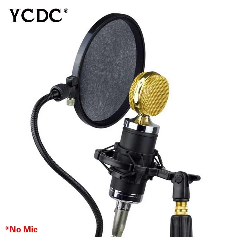 Studio Microphone Microfone Mic Wind Screen Pop Filter/ Swivel Mount / Mask Shied For Singing Recording with Gooseneck Holder
Studio Microphone Microfone Mic Wind Screen Pop Filter/ Swivel Mount / Mask Shied For Singing Recording with Gooseneck Holder