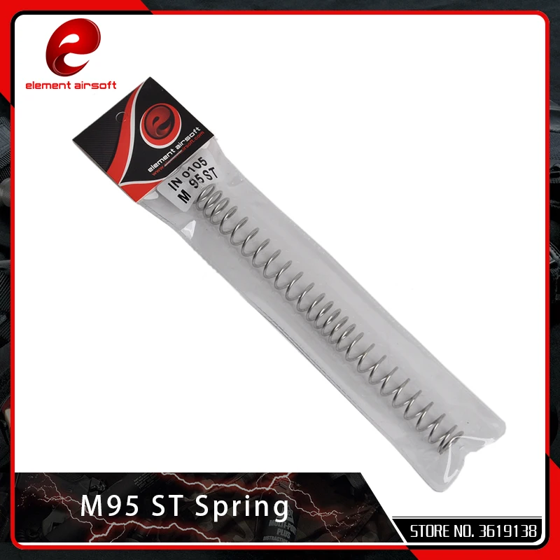 Element Softair M95 ST Spring for AEG Gearbox Irregular-Pitch Airsoft Rifle Accessories Stainless Steel
Element Softair M95 ST Spring for AEG Gearbox Irregular-Pitch Airsoft Rifle Accessories Stainless Steel