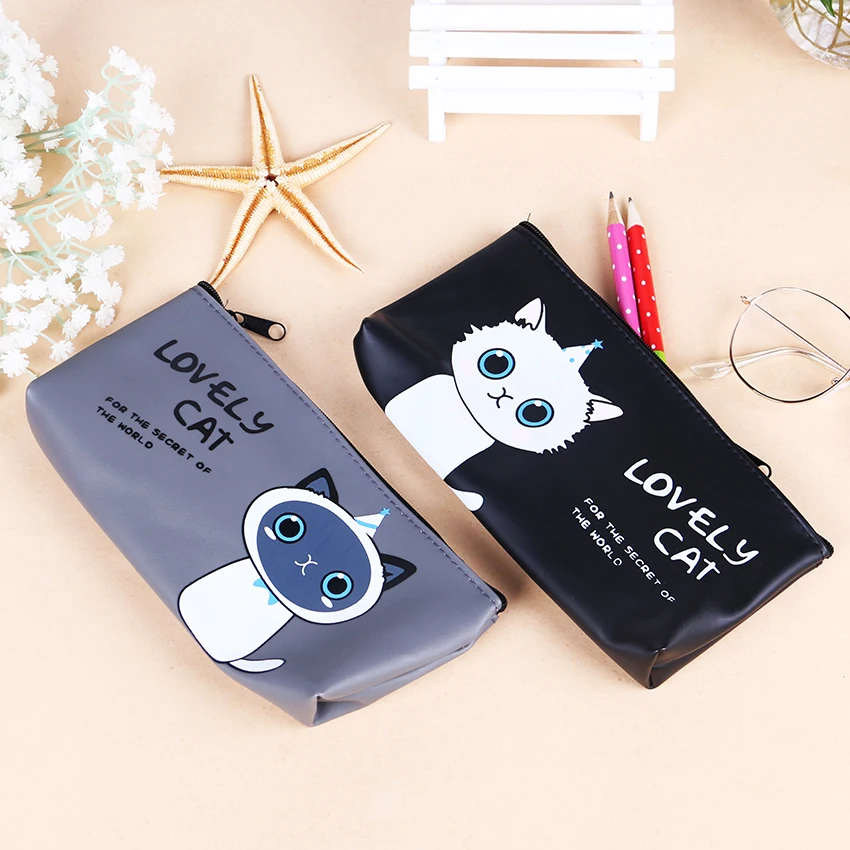 Cartoon Cat Pencil Case Quality Silicone Waterproof Pencils Bags for Kids storage Bags School Supplies Stationery Gift
Cartoon Cat Pencil Case Quality Silicone Waterproof Pencils Bags for Kids storage Bags School Supplies Stationery Gift