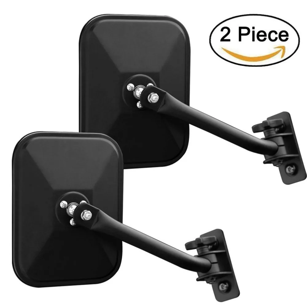 Side Mirror for Jeep Wrangler (Driver & Passenger Side) Quick Release with Adjustable Arms - Rectangular
Side Mirror for Jeep Wrangler (Driver & Passenger Side) Quick Release with Adjustable Arms - Rectangular