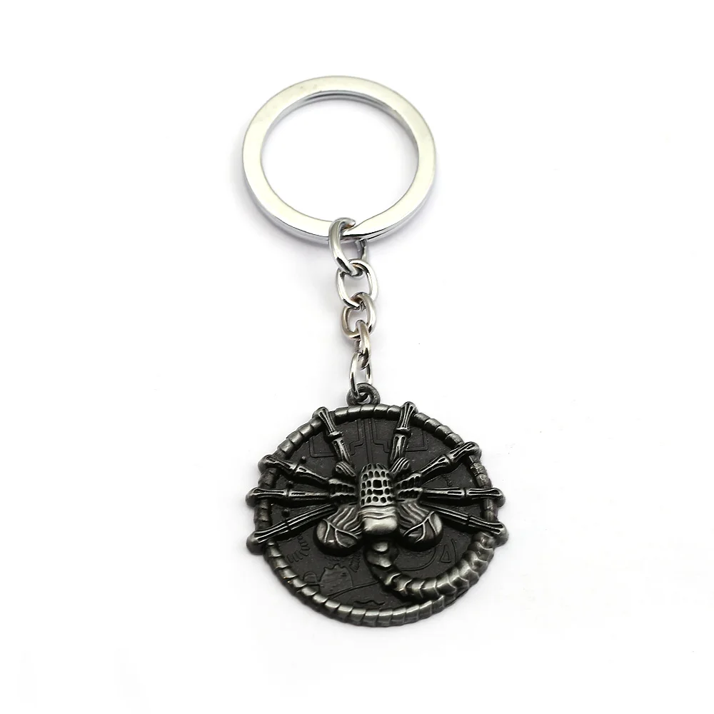HSIC Movie Jewelry Aliens Predator Keychain 3D Game Key Chains Alien Facehugger Metal Pendant Keyring Holder Men HC12970
HSIC Movie Jewelry Aliens Predator Keychain 3D Game Key Chains Alien Facehugger Metal Pendant Keyring Holder Men HC12970