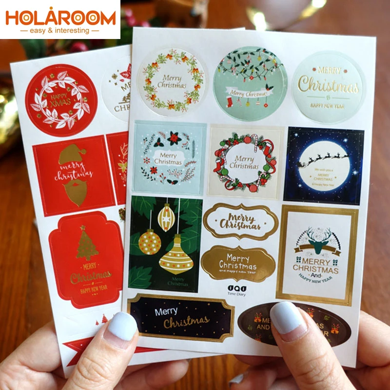 2PCS/Lot Christmas Decoration Gift Paper Stickers DIY Gift Labels For New Year Presents Scrapbooking Post ChristmasTags Sticker
2PCS/Lot Christmas Decoration Gift Paper Stickers DIY Gift Labels For New Year Presents Scrapbooking Post ChristmasTags Sticker