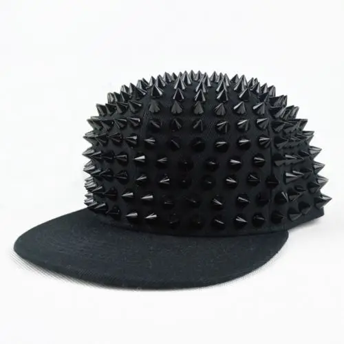 Unisex Punk Hip-hop Cap Rapper Hat Rivets Spikes Spiky Studded Baseball Cap NEW
Unisex Punk Hip-hop Cap Rapper Hat Rivets Spikes Spiky Studded Baseball Cap NEW