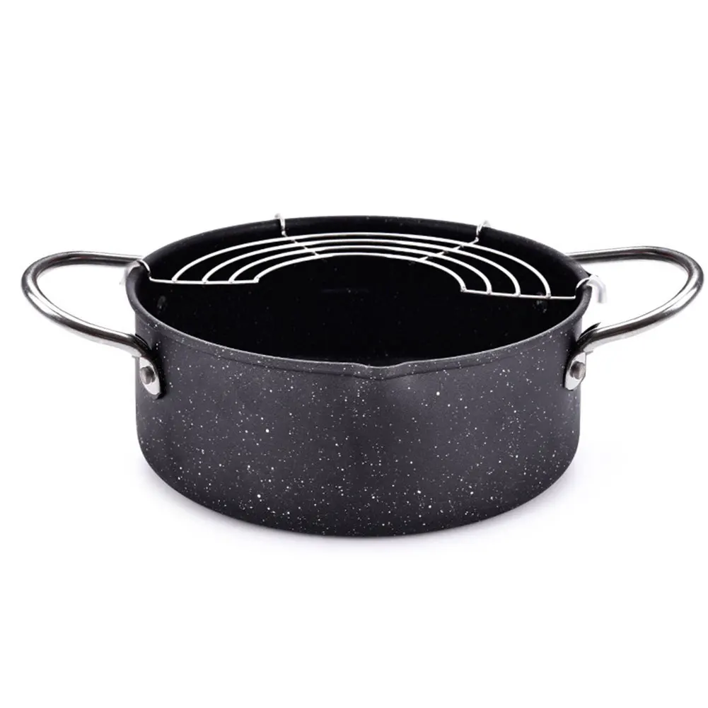 Kitchenware Portable Pot Frying Pan Non Stick 20cm Healthy Thickened With Oil Filter Iron Japanese Tempura Fryer Cooking Tool
Kitchenware Portable Pot Frying Pan Non Stick 20cm Healthy Thickened With Oil Filter Iron Japanese Tempura Fryer Cooking Tool