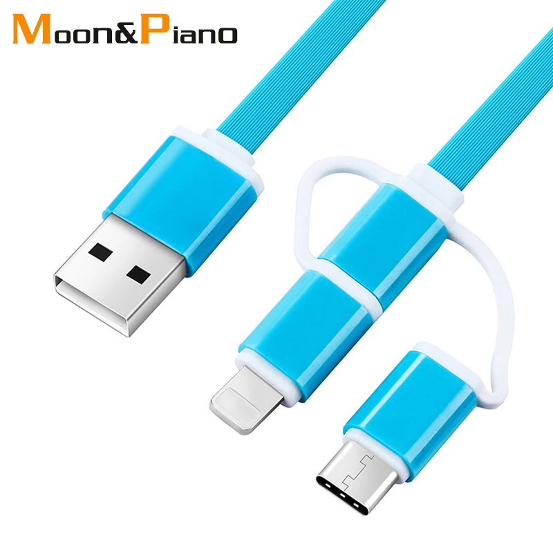3 In1 Mobile Phone Data Cable Type C Cord Micro For iPhone X 8 7 Plus iPad Samsung Charging cable Micro USB for Lighting iOS 1m
3 In1 Mobile Phone Data Cable Type C Cord Micro For iPhone X 8 7 Plus iPad Samsung Charging cable Micro USB for Lighting iOS 1m