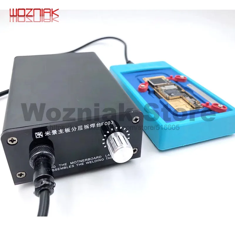 MIJING CH3 Mainboard Layered Fixture Platform For Iphone X/XS/XSMAX CPU NAND HDD Glue Removal Constant Temperature Heating Table
MIJING CH3 Mainboard Layered Fixture Platform For Iphone X/XS/XSMAX CPU NAND HDD Glue Removal Constant Temperature Heating Table